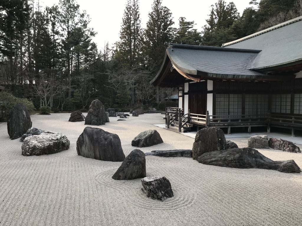Steingarten Kongobu-ji Tempel